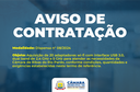 Aviso de contratação - Aquisição de 20 adaptadores Wi-fi