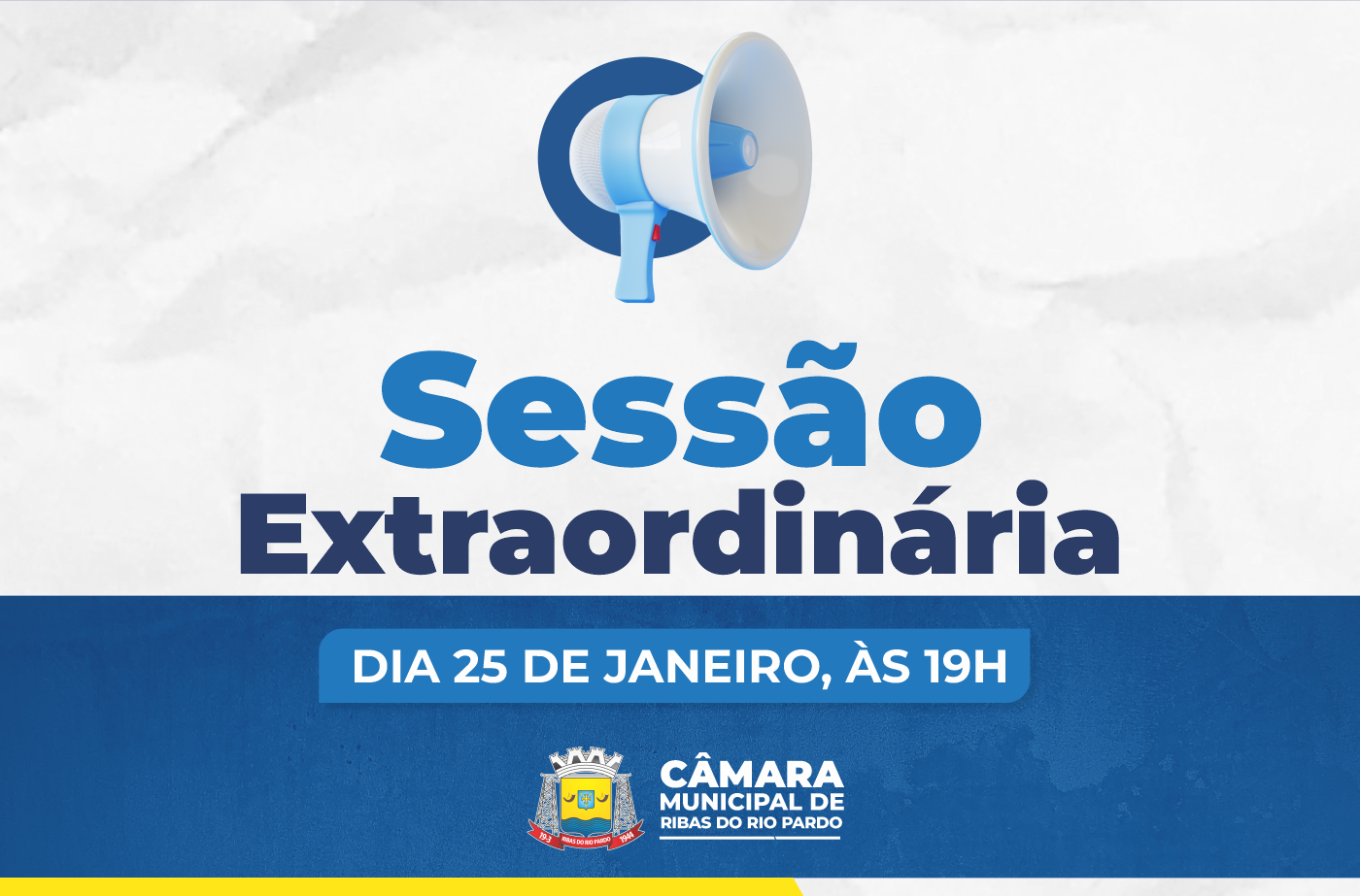 Extraordinária tem quatro Projetos de Lei na pauta